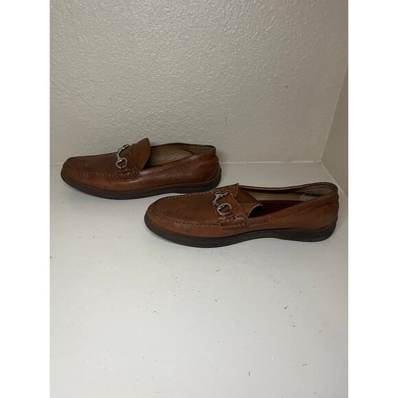 Johnston & Murphy horse-bit loafers - good condition- size 8.5 - Picture 6 of 9